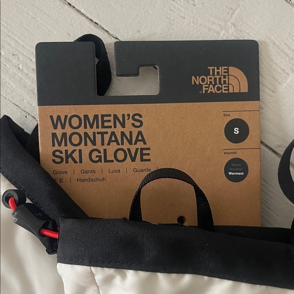 The North Face Women’s Black and White Montana Ski Gloves - Picture 2 of 8